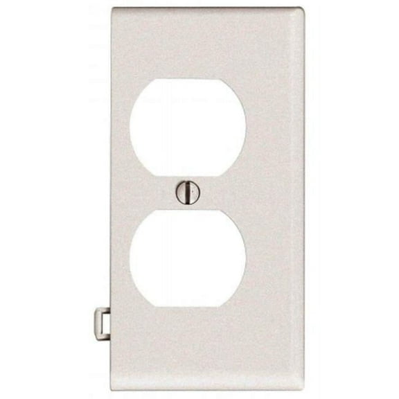 White End Panel Sectional Wallplate For Multi-Gang Ins