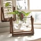 thumbnail image 1 of Jarrón de madera transparente con forma de planta hidropónica creativa, pequeño recipiente para plantas frescas, decoración moderna para sala de estar, 1 of 5