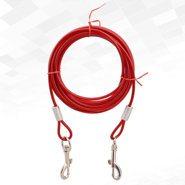 LOLIPPYY Durable Pulling Rope for Pet Use with Ergonomic Handle and Steel Material 5mm x 5m