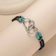 thumbnail image 4 of Stylish and Comfortable Women's Double Layer Rice Bead Heart Anklet, 4 of 4