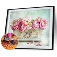thumbnail image 3 of Cuadros Decorativos Kit de dibujo de diamantes DIY serie de flores 5D taladro Ehuebsd redondo completo arte de pared manualidades imagen de mosaico accesorios de decoración de habitació, 3 of 8