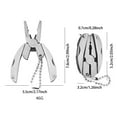 thumbnail image 3 of 7-in-1 Mini Multitool Pliers Keychain - Stainless Steel Folding Tool Set for Camping, Hiking & Daily Use, 3 of 9