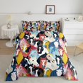 thumbnail image 2 of Castle Fairy Galloping Horse Bedding Comforter Set 2pcs for Female Men Women,Western Farmhouse Twin Comforter Sets Microfiber,Abstract Rustic Animal Breathable Bedding Set,Lightweight Room Decor, 2 of 8