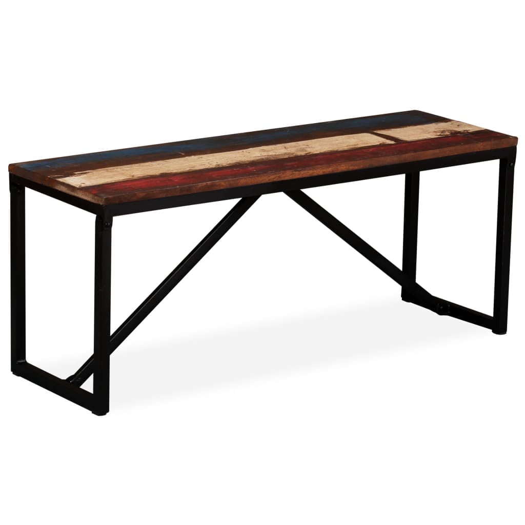 Alaterre Newport Sitzbank Mit Stauraum – Aus Kautschukholz & Seegrasgeflecht, 101 Cm
