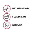 thumbnail image 3 of GNC Melatonin Lozenges 1mg, Promotes Sleep, Cherry, 60 Vegetarian Lozenges, 3 of 7