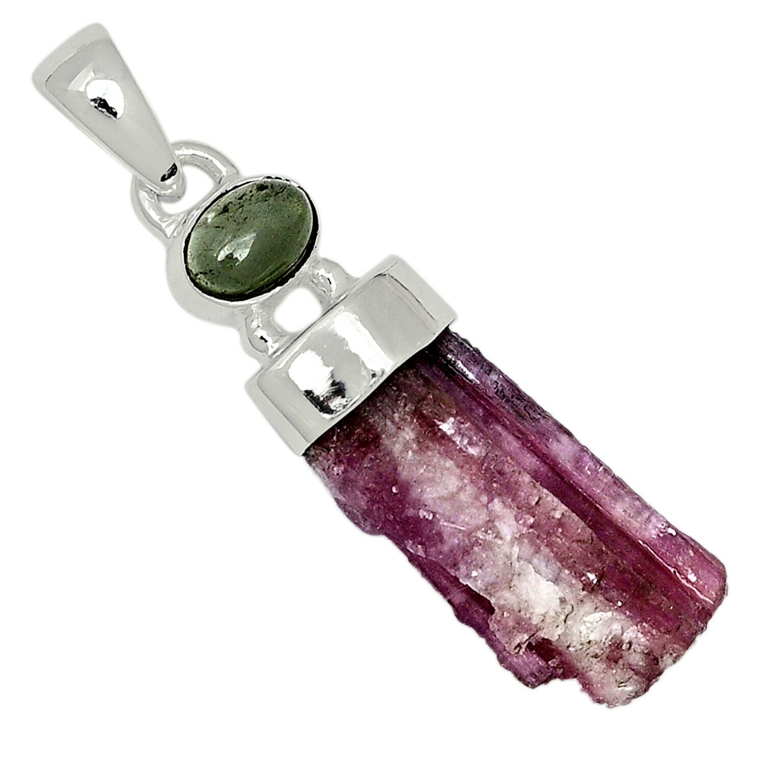 19.5 inch Multi Tourmaline Garnet 925 Solid Sterling Silver Necklaces Silver Jewelry 19.5 inch Multi Tourmaline Garnet 925 Solid Sterling Silver Necklaces Silver Jewelry