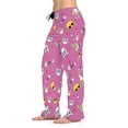 thumbnail image 5 of Cat Face Meow Nighty Night Lounge in style Women's Pajama Pants, 5 of 5