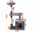 thumbnail image 1 of Cat Tree Furniture Tower Climb Activity Tree Scratcher Play House Kitty Tower Furniture Pet Play House ShopWise Round, 1 of 18