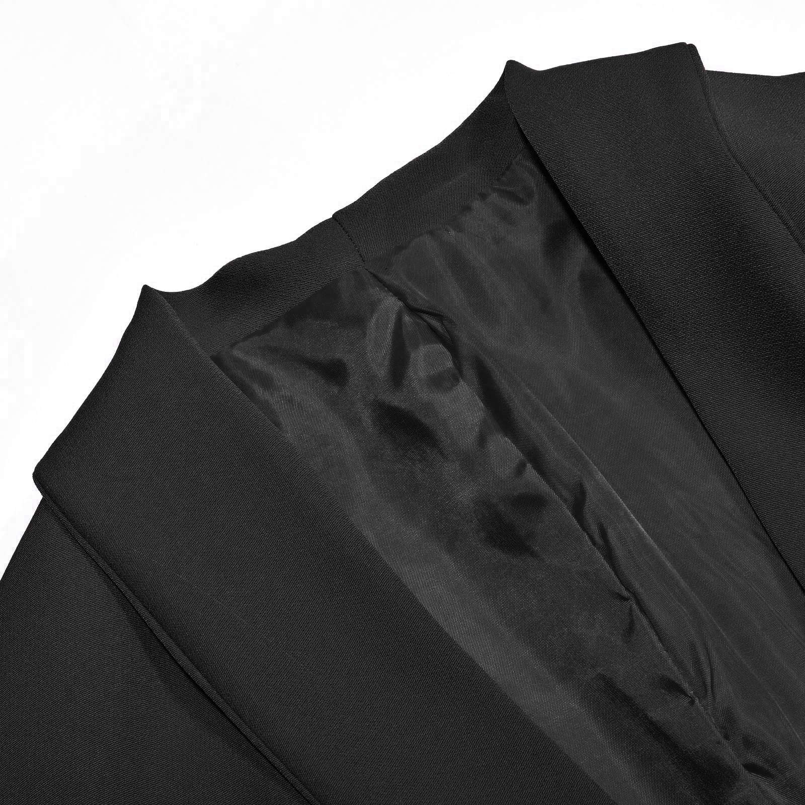 Veste De Costume Formelle Pour Fille - Col Châle, Manches Longues, Poche Intérieure, Pour école Ou Occasions