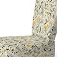 thumbnail image 4 of Designart "Simplicity In Yellow And Green Florals" Yellow Floral Upholstered Accent Chair - Cottage Arm Chair For Living Room, 4 of 7