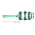 thumbnail image 2 of Unique Bargains 1Pc Vent Detangling Brush with Detangling Pins Hair Comb Green, 2 of 6