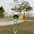 thumbnail image 5 of Spiral Wind Spinners With Crystal Ball Winds Chimes Garden Home Hanging Decor, 5 of 9