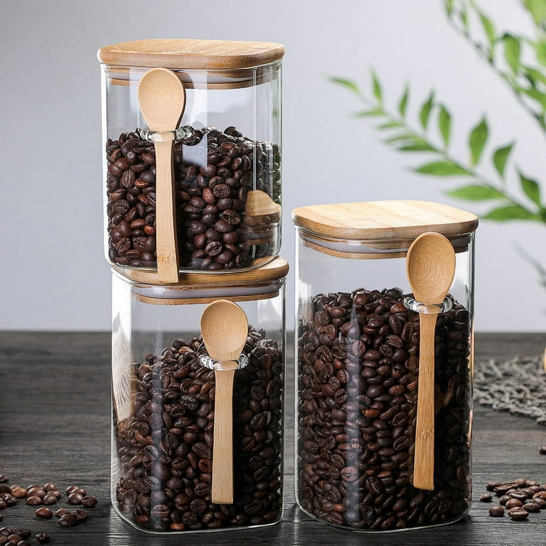 Sugar Jar With Wooden Spoon 