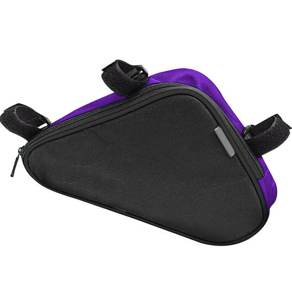 Raindrops Bicycles Frame Bag Waterproof Black Polyester Outdoor Bike Travel 1Pack