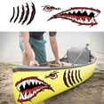 thumbnail image 2 of 2 Pieces Waterproof Adhesive Shark Teeth Mouth Eye Stickers Kayak Fishing Boat Car Wall Window Laptop Cool Funny Decals, 2 of 6