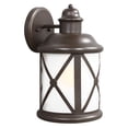 thumbnail image 1 of Large One Light Outdoor Wall Lantern by Generation Lighting - Seagull 8721451EN-71 in Bronze Finish, 1 of 2