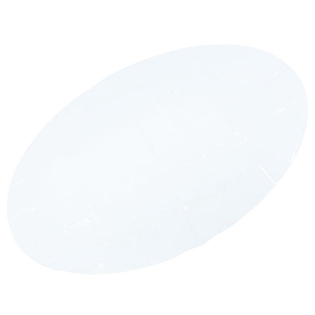 unbranded Tapete Decorativo Redondo Y Transparente Para Con Material PVC Fácil De Limpiar