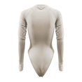 thumbnail image 5 of Tittly T Shirts for Women Basic Tees Long Sleeve Bodysuit For Women Round Neck Casual Basic Stretchy Body Suits Tops Tshirts Shirts Long Sleeve Shirts for Women Beige L, 5 of 6