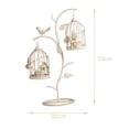 thumbnail image 3 of Candelabro de Hierro Macarena Candelabro Moderno Jaula de Pájaros, 3 of 8