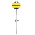 thumbnail image 2 of Palo Baqueta De Gama Alta Batidor De Tambor Martillo Accesorios Para Instrumentos Musicales Metal SiliconaAmarillo, 2 of 7