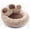 Brown, variant on Nebwoak Dog Nest for Dog and Cat Dog Winter Warm Sleeping Bag Bear Claw Pet Bed Calming Dog Bed Detachable