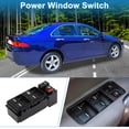 thumbnail image 2 of Unique Bargains Car Power Window Switch Front Left Driver Side Window Control Switch for Honda Accord 2003-2007 Black, 2 of 7