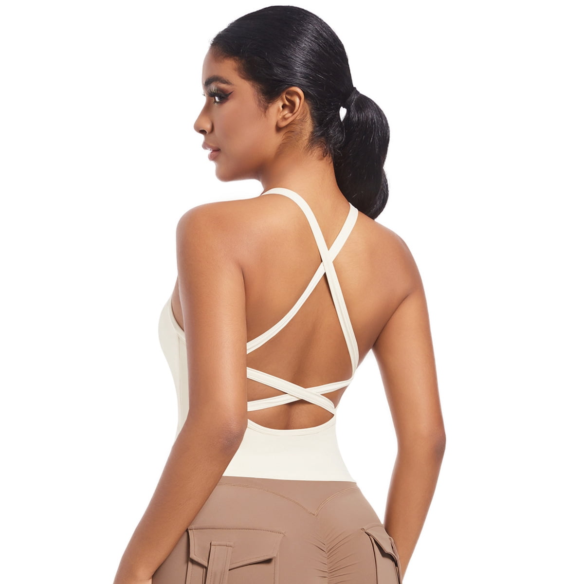 Alo Yoga Womens Racerback Ribbed Tank Top - Walmart.com