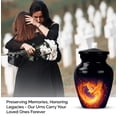 thumbnail image 4 of Phoenix Keepsake Memorial Urns For Adult Male - Black Cremation Urn For Ashes For Women - Miniature Decorative Urn For Mom - Small Urns For Human Ashes For Adults Female- 3 Inch, 4 of 7