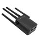 thumbnail image 4 of Repetidor inalámbrico amplificador de extensión de red de señal WiFi de doble banda negro 100-240V (enchufe estadounidense), 4 of 8