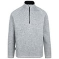 thumbnail image 1 of Trespass Mens Fleece Corsham - Marl Fleece, Brushed Back, 1/2 Zip Neck, Contrast Zip, Inner Storm Flap, Chin Guard, Contrast Inner Collar, Knitted, 100% Polyester, 1 of 4