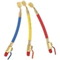 thumbnail image 3 of 3 Pcs Tuyau de Charge de Réfrigérant Hvac Vannes à Billes Rouge Jaune Bleu Tuyau de Réfrigérant Résistant à Haute Pression Entretien et Réparation de Climatisation, 3 of 9