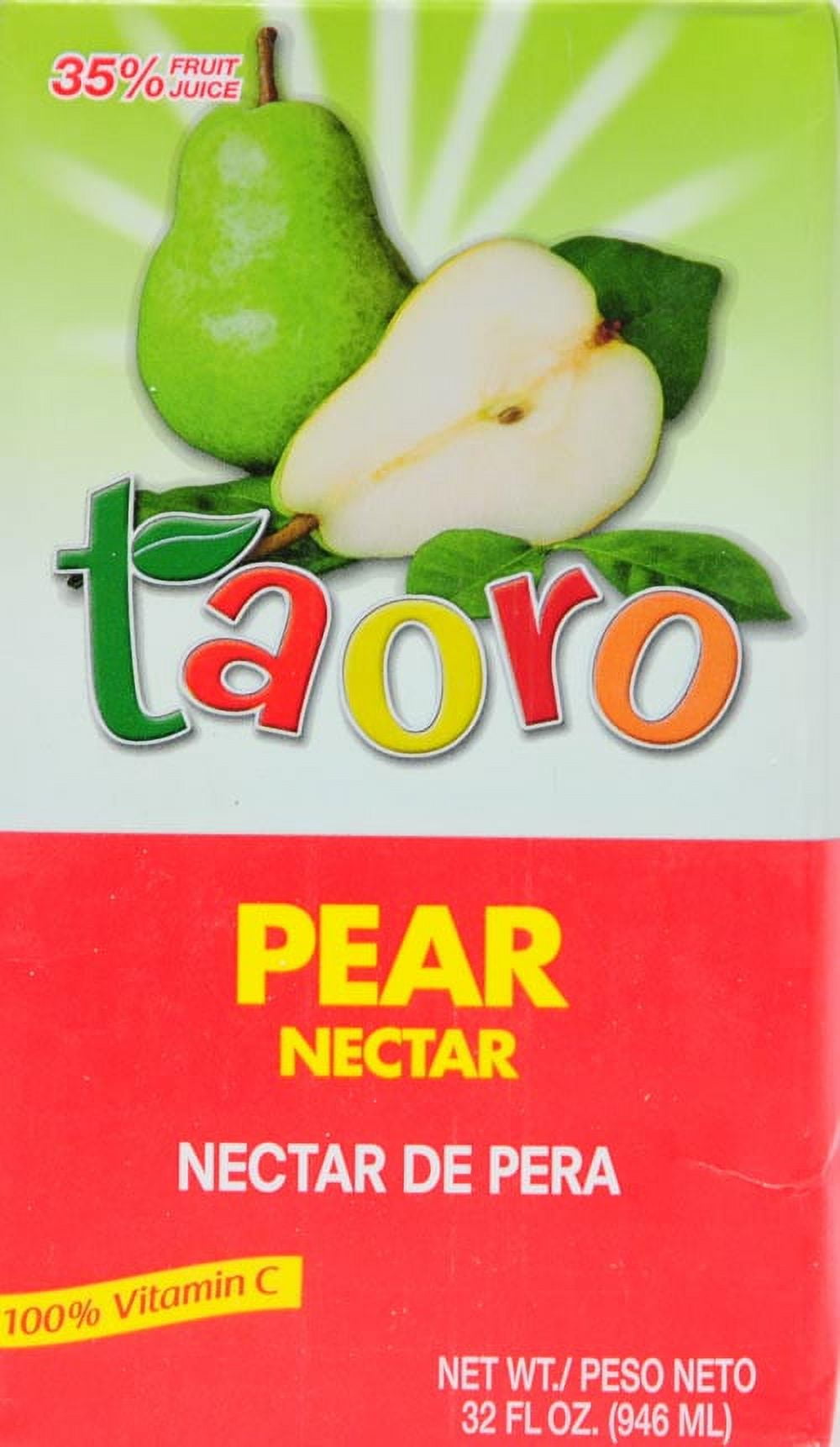 (6 pack) Taoro Pear Nectar, 32 fl oz
