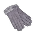 thumbnail image 3 of qolati Winter Gloves for Women Cold Weather Gift with Touchscreen Texting Mittens Faux Suede Women Girls Ski Snow Cycling Running Gloves, 3 of 4