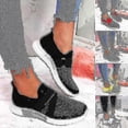 thumbnail image 1 of Zapatos sin cordones con suela ortopédica, zapatillas de plataforma de moda para mujer, zapatos para caminar, azul claro, 40, 1 of 3