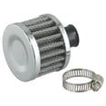 thumbnail image 2 of Universality Car Air Filter 12mm For Motorcycle Cold Air Intake High Flow Crankcase Vent Cover Mini Breather Filters, 2 of 8