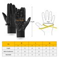 thumbnail image 4 of Guantes de esquí Hombres Mujeres Guantes cálidos de invierno Guantes de nieve a prueba de viento, 4 of 8