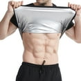 thumbnail image 7 of POP CLOSETS Sauna Sweat Suit Men Weight Loss Shapewear Heat Trapping Sweat T-Shirt Compression Vest, 7 of 7