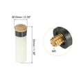 thumbnail image 2 of Uxcell 10mm Dia Screwing Billiard Pool Cue Tips with Cue Stick Ferrules Brown 20 Set, 2 of 5