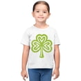 thumbnail image 2 of Heart-Shaped Shamrock St. Patricks Day Symbol of Luck Toodler's T-shirt, 2 of 3