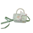thumbnail image 4 of Girls Messenger Kids Pearl Shoulder Handbag Cute Lace Bow Crossbody Purse, 4 of 5