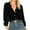 Black, variant on Naughtyhood Women's Blouses and Tops Women's Shirts Casual V-Neck Solid Tops Winter Velvet Long Sleeve Blouse Button Shirts Golden Velvet Women's Shirt