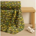 thumbnail image 4 of Soimoi Cotton Cambric Fabric Leaves,Floral & Lemon Vegetable Decor Fabric Printed Yard 56 Inch Wide, 4 of 7