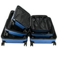 thumbnail image 2 of Tcbosik 3 Piece Portable ABS Trolley Case with Spinner Wheels, Luggage Suitcase Sets for Travel and Business, 20/24/28inch, Dark Blue, 2 of 7