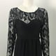 thumbnail image 2 of Vestido de maternidad para mujer, vestido maxi de encaje de manga larga para embarazadas Eccomum Negro/XXL, 2 of 7