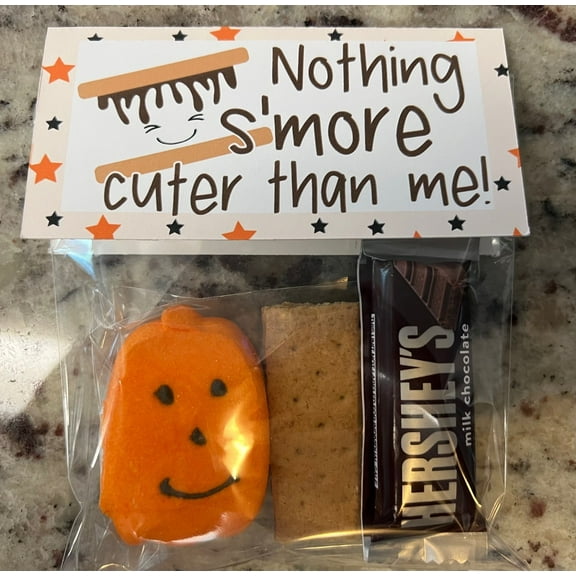 S'mores Halloween Peeps Treat Bags