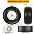 thumbnail image 3 of Weize 13" Lawn Mower Drive Wheel, Puncture Resistant (Set of 2), 3 of 5