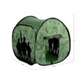 thumbnail image 2 of GigaTent Mini Barracks House Polyester Play Tent, Green, 2 of 2