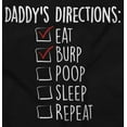 thumbnail image 2 of Funny New Daddy Directions Dad Joke Toddler Boy Girl T Shirt Infant Toddler Brisco Brands 12M, 2 of 6
