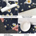 thumbnail image 3 of Darkblue Daisy Flower Yellow Centers Pattern Kitchen Rug Mat,Kitchen Runner Rugs Non Skid Washable,Decorative Kitchen Floor Mats for Kitchen,Sink,Laundry,17"X47", 3 of 5