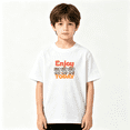 thumbnail image 2 of Enjoy Today Elephants Skate Boys Graphic Tee, Funny Retro 100% Cotton Kids Short Sleeve T-Shirt 4-13Y, 2 of 5